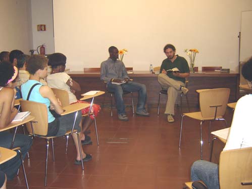 A palestra teve lugar na Biblioteca Central da UBI