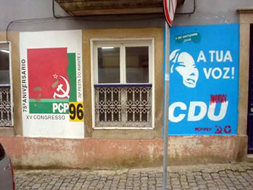 A pintura de um mural em Castelo Branco foi o ponto de partida para um desentendimento entre comunistas e PSP