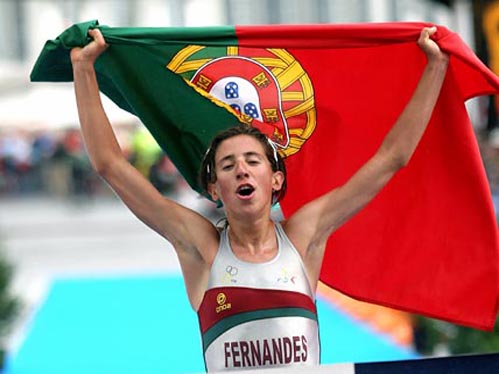 A atleta portuguesa consegue a sua sexta vitria este ano