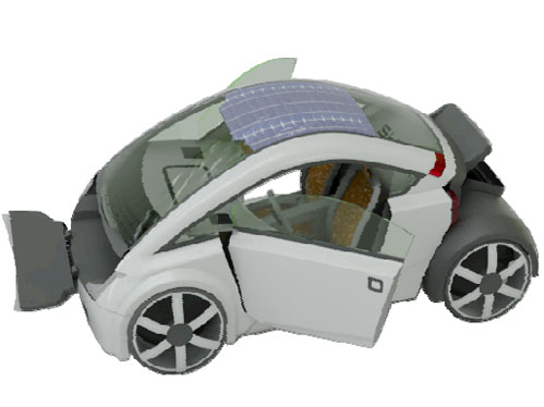 A soluo apresentada pelo aluno da UBI para um carro ecolgico com design