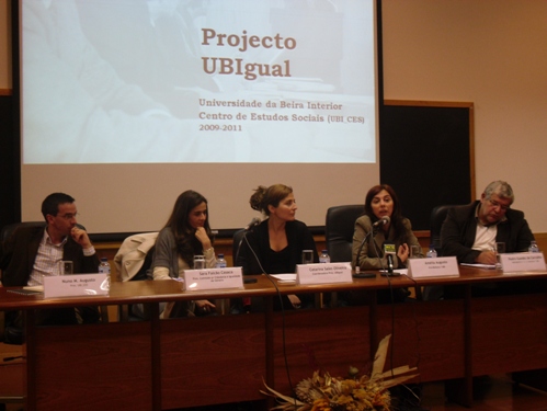 Todos os elementos que participaram na apresentação do projecto UBIgual.