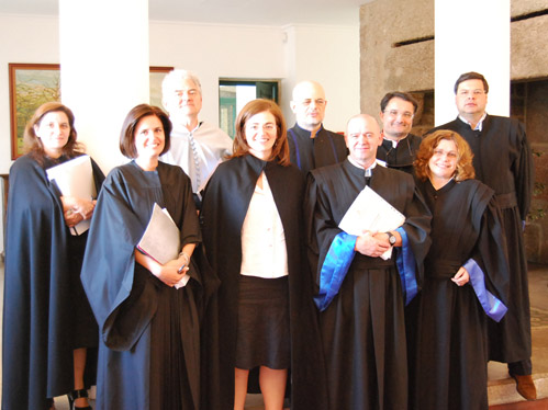 Gisela Gonçalves, (ao centro), com os restantes elementos do júri