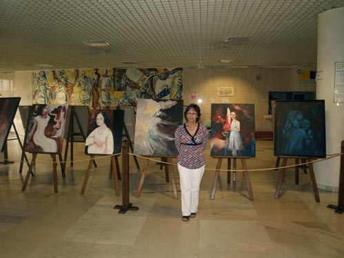 Maria Guia Pimpão expõe algumas das suas obras no CHCB