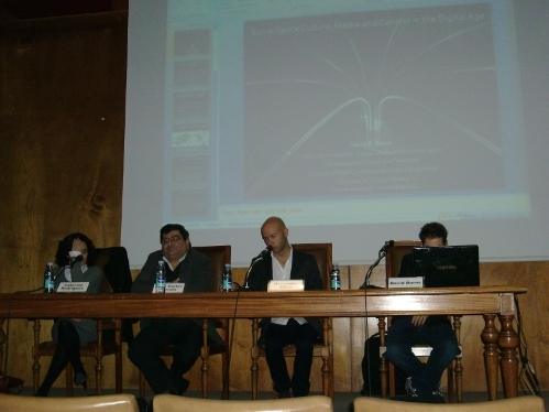 Catarina Rodrigues, João Carlos Correia, Herlander Elias e David Burns, conferencistas do evento