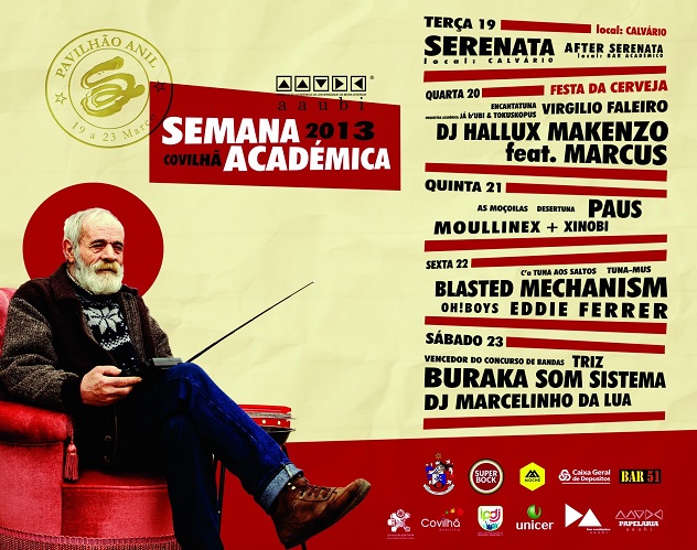 Cartaz do evento da Semana Académica de 2013