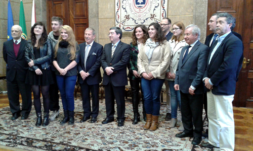 O embaixador da Polónia encontrou-se na Câmara da Covilhã com estudantes polacos a frequentar a UBI