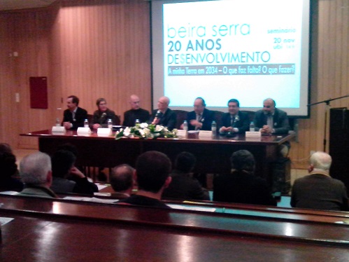 Sessão de abertura do seminário promovido pela Associação Beira Serra. 
