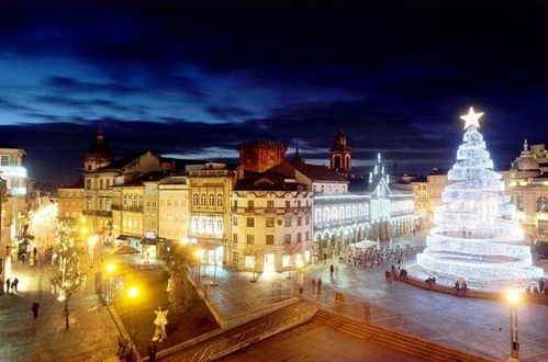 A vivacidade da época natalícia em plena cidade de Braga 
