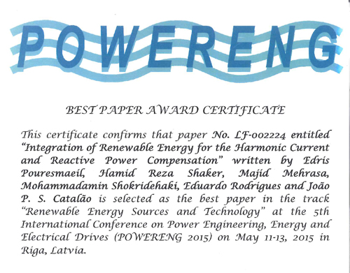 : O Best Paper Award foi entregue a investigadores da UBI