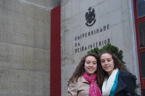 Rita e Inês Mó são gémeas e estudam na Universidade da Beira Interior