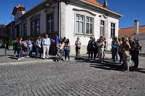 Participantes visitam Centro Histórico. Fonte: Câmara Municipal da Covilhã