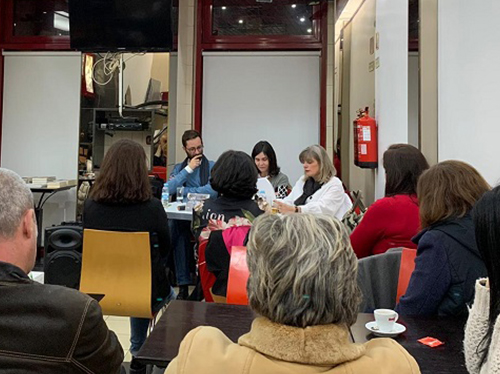 Nuno Camarneiro no Café Centro Cívico para mais uma edição do Café Literário