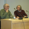 O poeta José Alberto Oliveira e o escritor Manuel da Silva Ramos