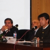 Pedro Pimenta Braz (em primeiro plano) durante a cerimónia, que decorreu no Anfiteatro 8.1 da Faculdade de Engenharia da UBI