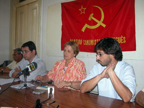 Os dois eurodeputados comunistas estiveram de visita ao distrito de Castelo Branco