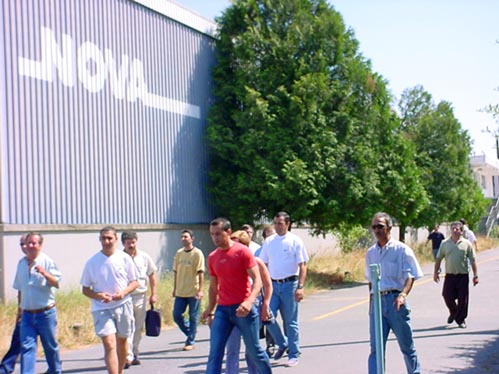 Desde 2005 que os protestos dos trabalhadores se repetem  porta da empresa