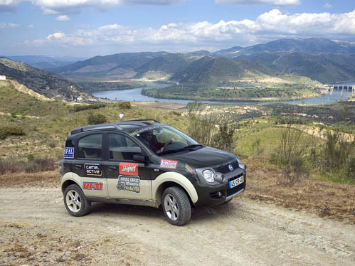 Os modelos do Fiat Panda vo estar em destaque neste passeio