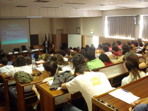 O evento teve lugar no edifcio do Ernesto Cruz