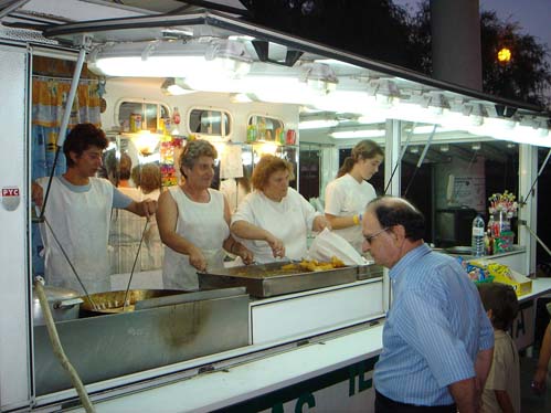 Uma das caracteristicas da Feira de S. Tiago, as farturas