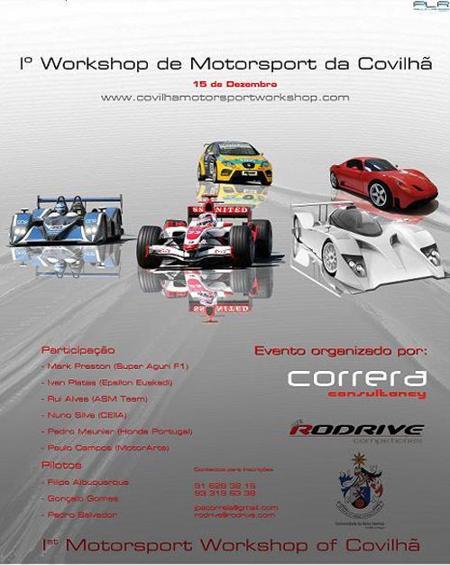 I Workshop motorsport da Covilh