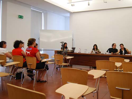 O auditrio da Biblioteca Central acolheu estas apresentaes