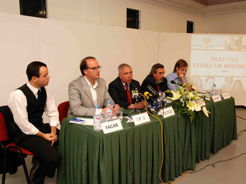 A sala Polivalente do IPJ recebeu a cerimnia