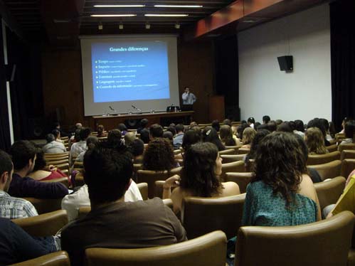 Um evento que teve a participao de dezenas de alunos da rea