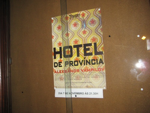 cartaz publicitrio do espectculo de estreia do Festival de Teatro da Covilh