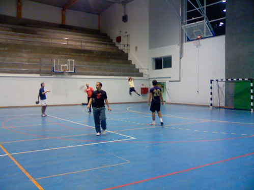 Treino da equipa de Andebol da AAUBI 2009/2010