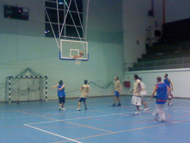 Treino da equipa masculina da AAUBI