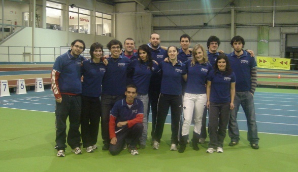 Equipa da AAUBI de atletismo