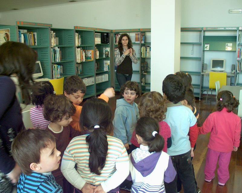 Conhecer a brincar, uma das actividades da Semana da Leitura na Biblioteca Municipal da Covilhã