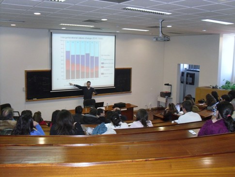 Durante a conferência 