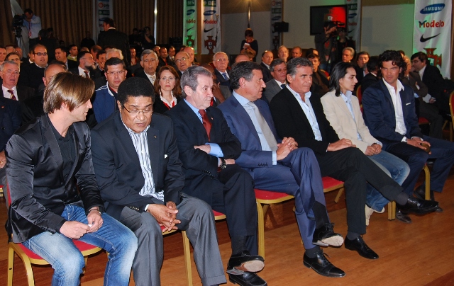 Foram várias as figuras do desporto nacional a assistir ao anúncio da convocatória 