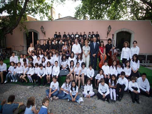 O Coro Misto actuou no Palácio de Belém (Foto: Presidência da República)