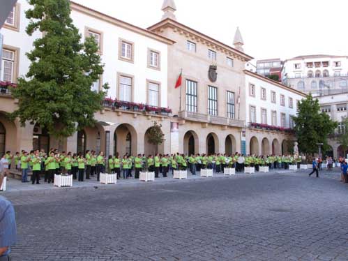 A praça do município acolhe, mais uma vez, o concerto da União de Bandas