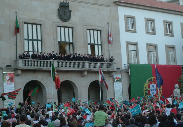 Internacionais portugueses na Câmara Municipal da Covilhã