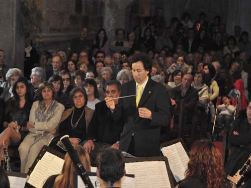 A Banda da Covilhã organizou este evento na Igreja do Jardim (Foto da Banda da Covilhã)