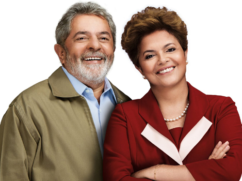 Luiz Inácio Lula da Silva e Dilma Vana Rousseff.