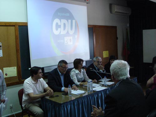 A CDU apresentou os seus candidatos na Covilhã