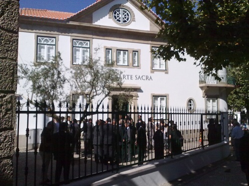 Vista frontal do Museu de Arte Sacra da Covilhã