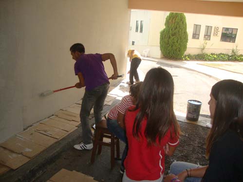 A atividade contou com a participação de jovens do bairro social