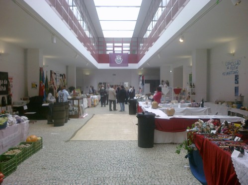 Espaço do edifício das engenharias onde se realizaram as festas de São Martinho