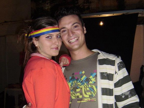 Elena Cazacu and Alejandro Nieto at Miss and Mister UBI 2011