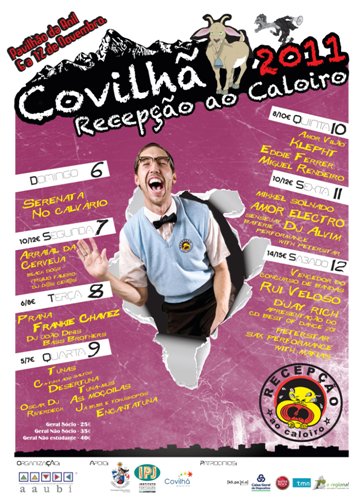 Cartaz da Receção ao Caloiro 2011
