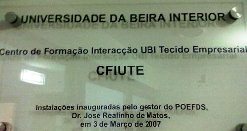 O curso decorre no CFIUTE, junto ao pólo da Faculdade das Engenharias