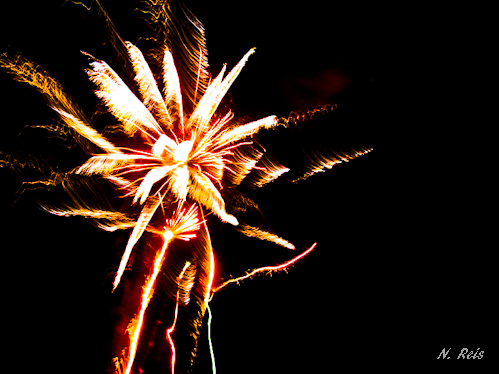 Fogo de artifício.