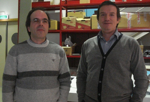 Pedro Dinho e João Castro Gomes, professores responsáveis pelo projecto
