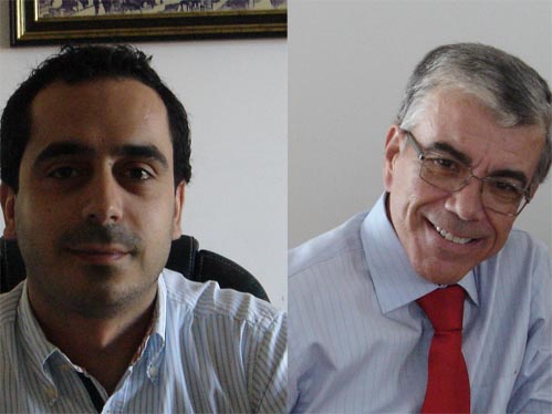 Roque Teixeira, (à esquerda) e Carlos Araújo, (à direita) são os os dois novos administradores da UBI