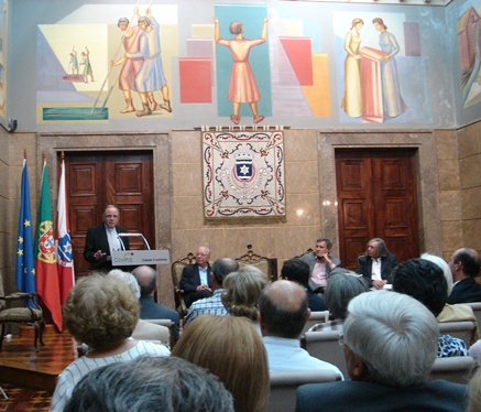 O bispo do Porto na sua intervenção na Câmara da Covilhã